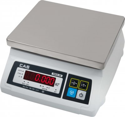 Весы электронные CAS SWII-05DD, с поверкой