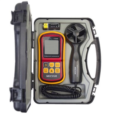 Анемометр крыльчатый цифровой МЕГЕОН 11006